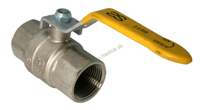 Guľový ventil pákový na plyn - 2 x vnútorný závit